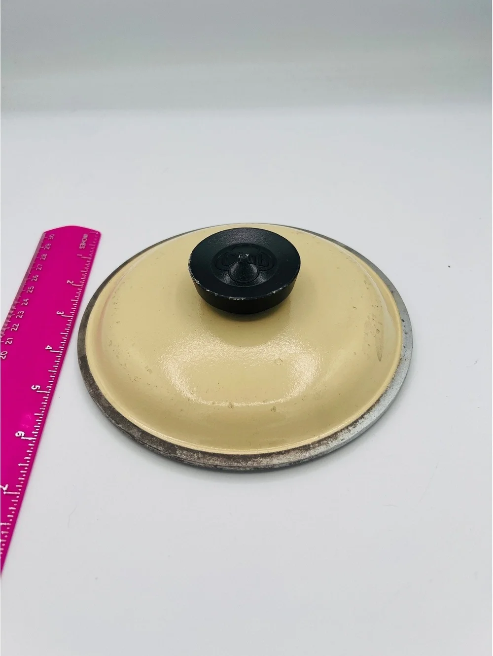 Vintage Club Brand Cookware Aluminum and Plastic Lid with Knob, Approx. 6.5-Inch